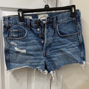 Universal Thread Blue Distressed Jean Shorts